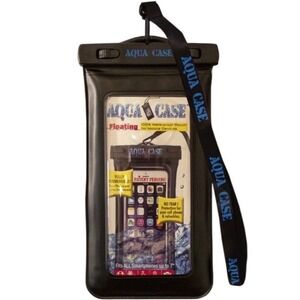 Aqua Case Plus Floating Waterproof Phone‎ Pouch Black Protective Cover
